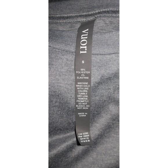 Vuori Slate Blue Cropped Sweatshirt Dreamknit Long Sleeve Halo Small - Picture 5 of 5